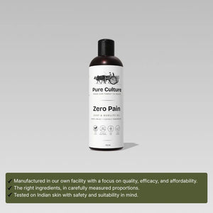 Pure Culture Zero Pain – Traditional Herbal Joint & Mobility Oil for Knee, Back & Joint Care | 100 mL